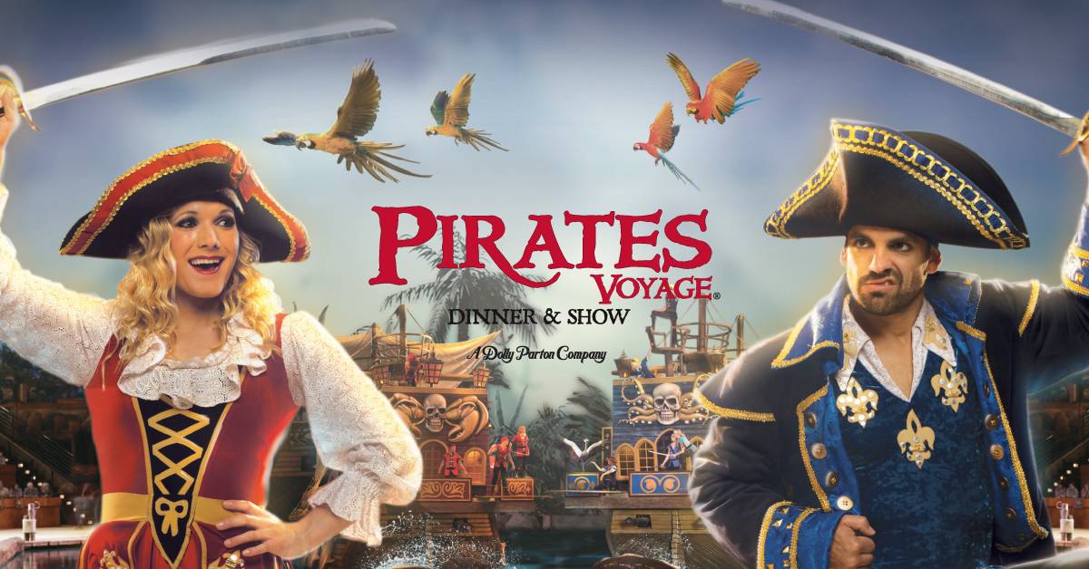 Join Blackbeard at Pirates Voyage Dinner and Show in Pigeon Forge, TN