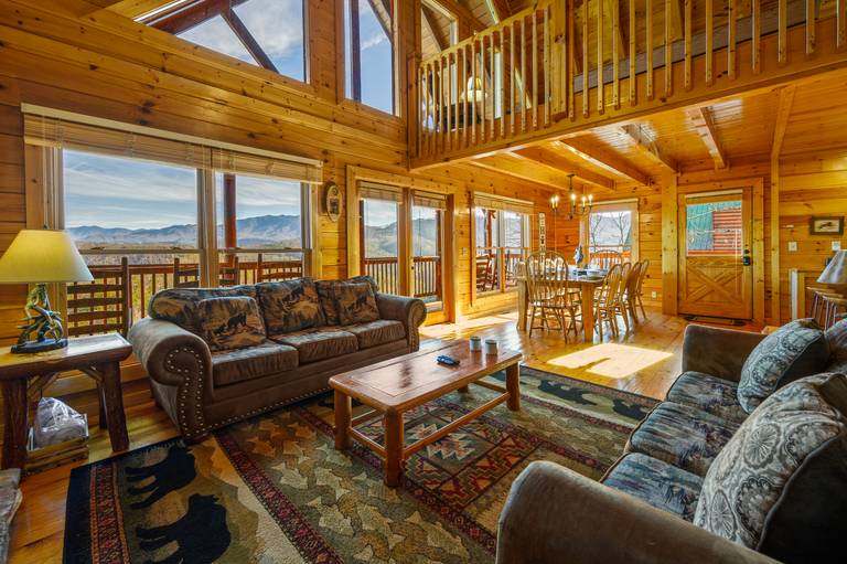 best mountain view cabins in pigeon forge racoon ridge