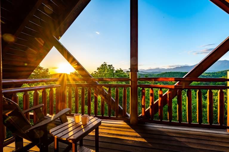 best mountain view cabins in pigeon forge afternoon deelight